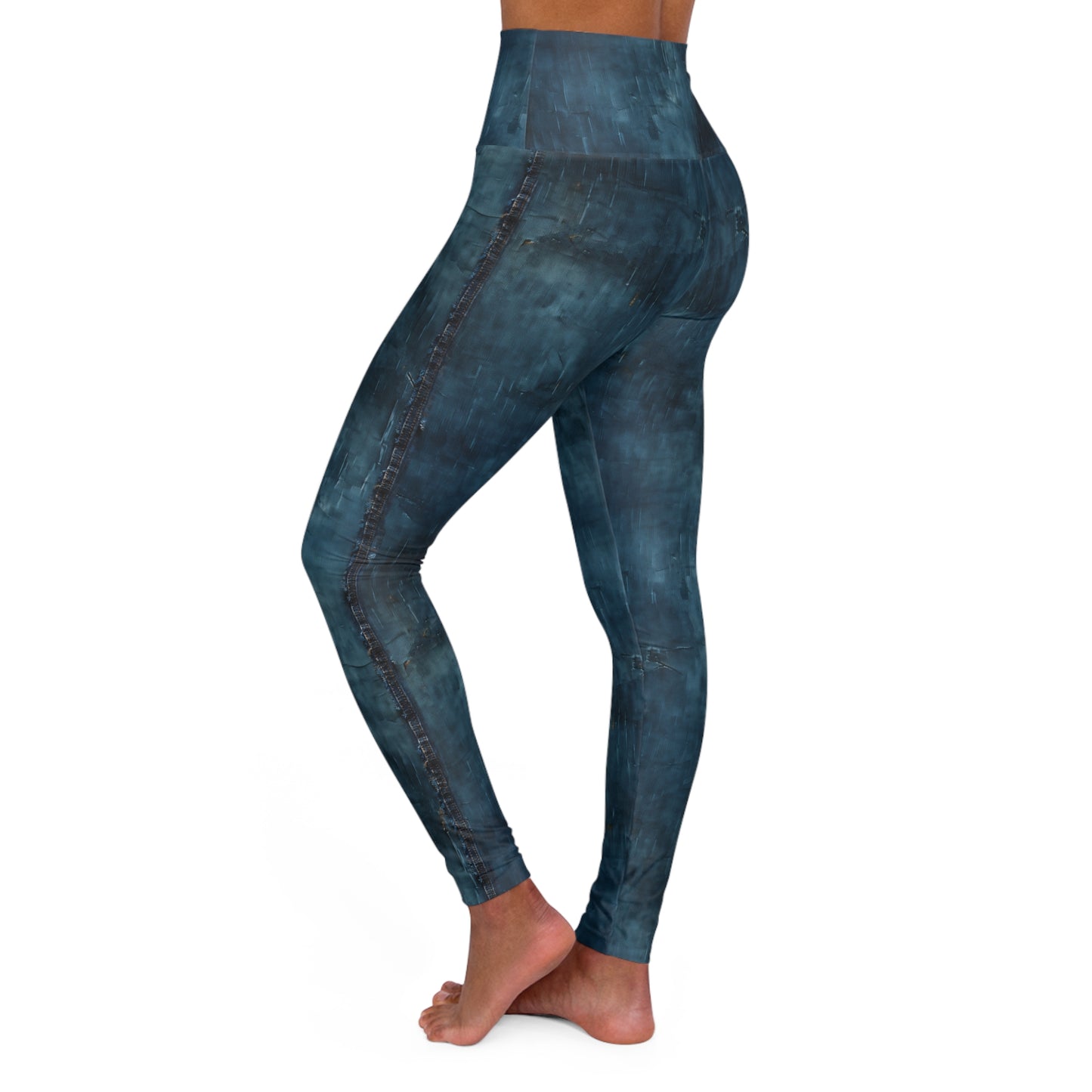 High Waisted Yoga Leggings (AOP)