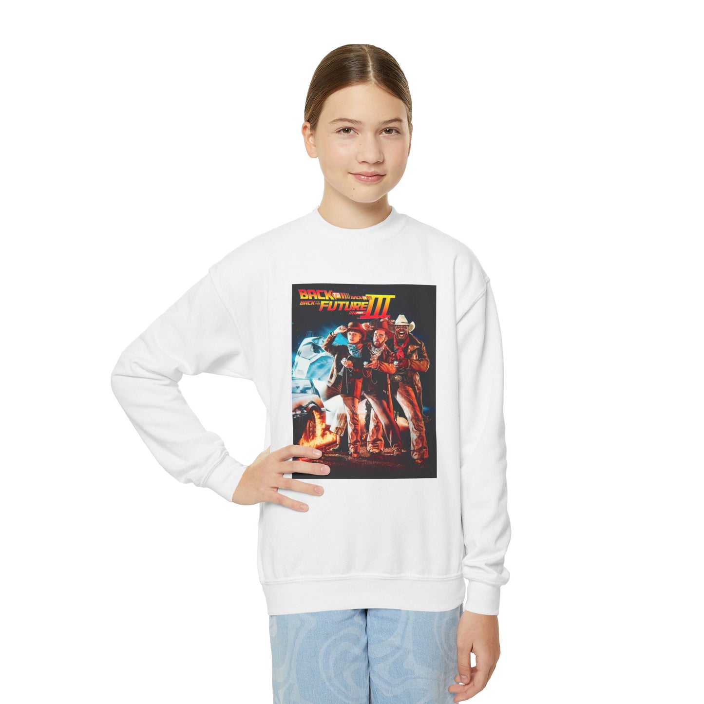 Kansas City Back to Back to Back Youth Crewneck Sweatshirt